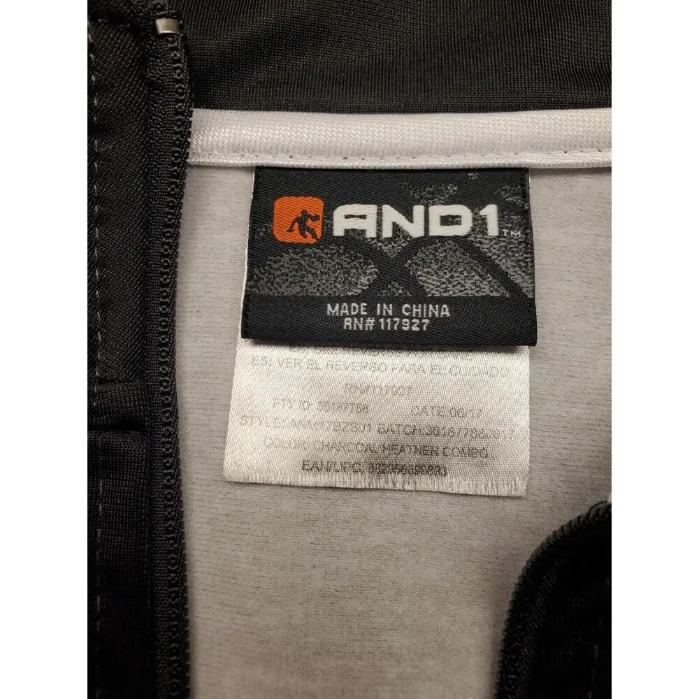 Men's AND1 Full Zip Hoodie Jacket w/ Pockets | Size Large - Picture 9 of 10
